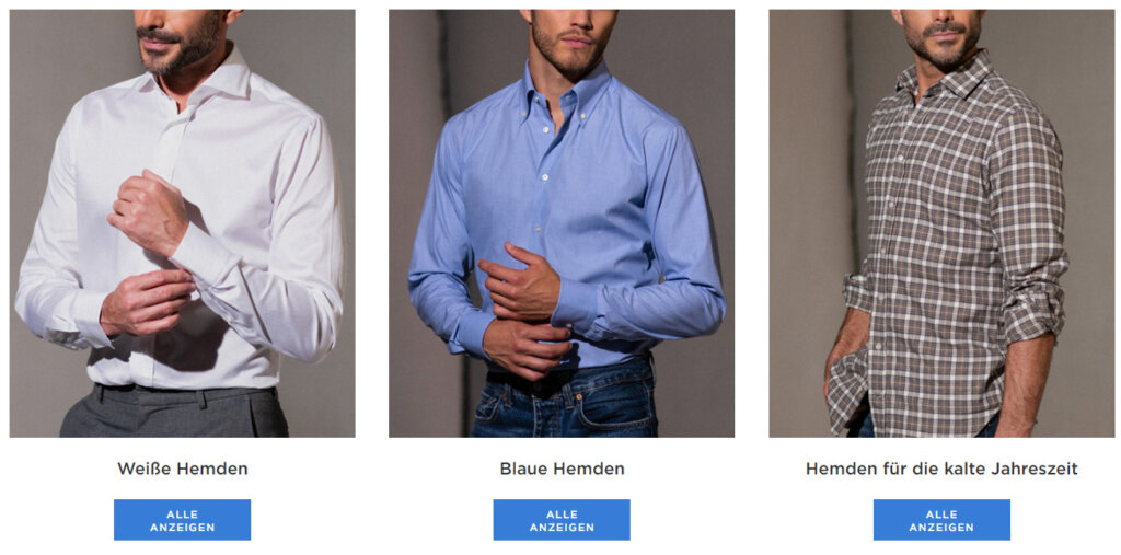 apposta maßgeschneidertes Hemd business - erlebins geschenk männer